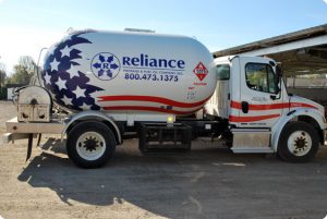 Reliance Energy Residential Propane Delivery Truck